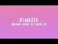Download Lagu Bruno Mars \u0026 Cardi B - Finesse (Lyrics)