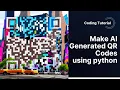 AI generated QR codes using stable diffusion in python