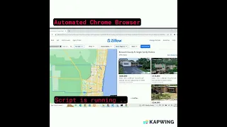 Web automation with Selenium Python Zillow