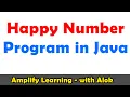 Happy number program in Java ICSE ISC Computer