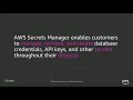 AWS re Invent 2018 Best Practices for Managing Retrieving Rotating Secrets at Scale SEC304