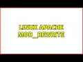 Linux Apache mod - rewrite