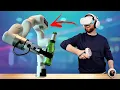 I Remotely Control A Crazy Robot Arm Using VR