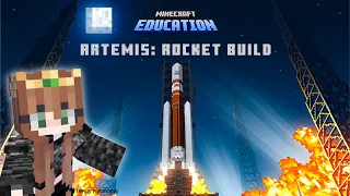ARTEMIS Rocket Build In Minecraft BE PE Full Playthrough 