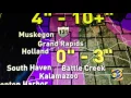 Heavy Lake Effect Snowfall West Of Kalamazoo