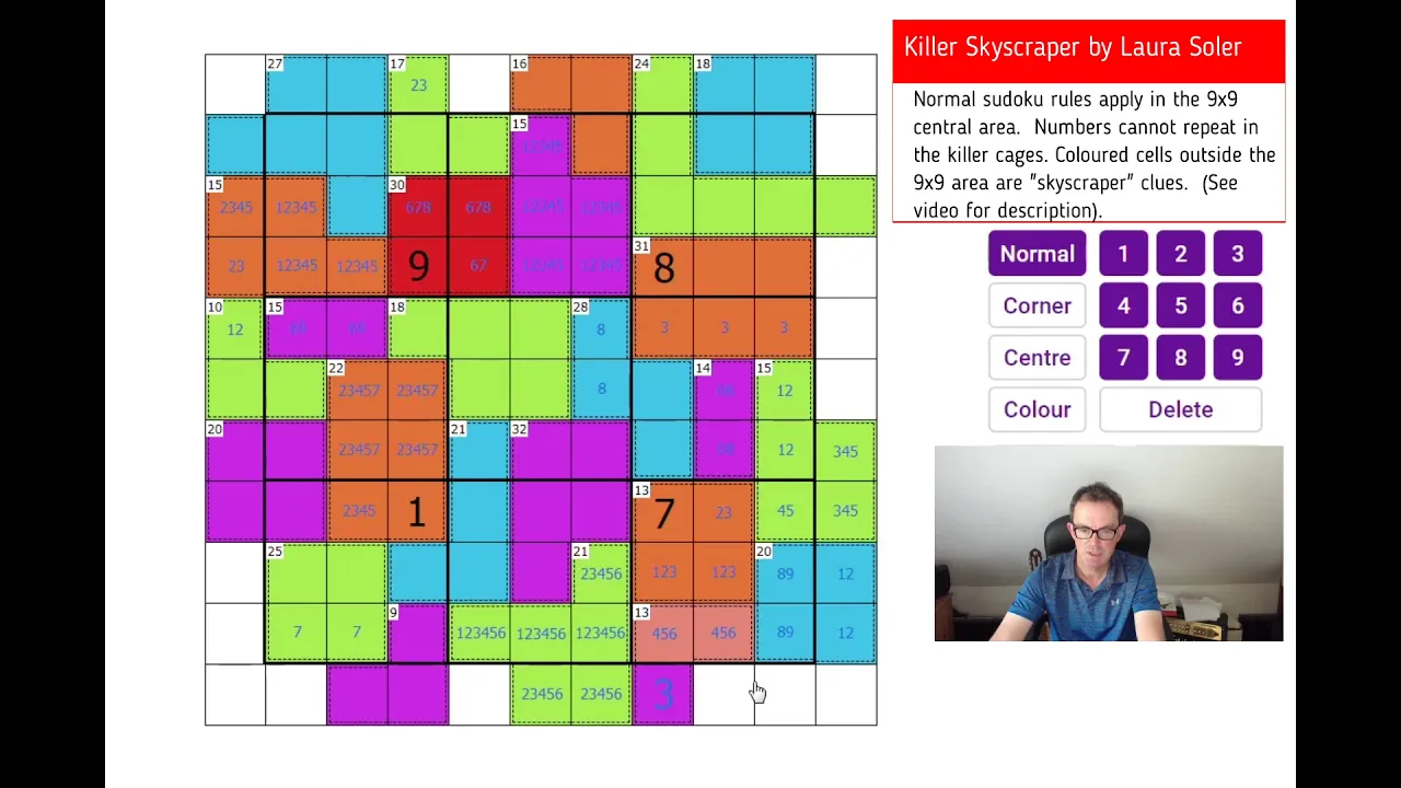 New Sudoku:  A Killer Skyscraper