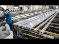 Huge Scale Manufacturing Process of Aluminum Profile Aluminum Factory in Korea