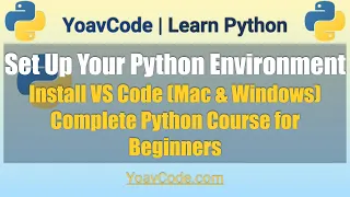 Python for Beginners - Setting Up Your VS Code Workspace Lesson 2 Free Full Course