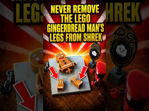 NEVER REMOVE THE LEGO GINGERBREAD MAN’S LEGS! 🍪🧱😱