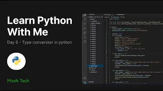 Learn python with me - Day 8 Type conversion in python