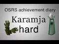 OSRS Karamja hard diary