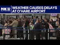 Over 500 flights 1 000 delayed at Chicago s O Hare airport due to weather