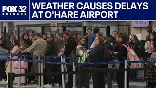 Over 500 flights 1 000 delayed at Chicago s O Hare airport due to weather