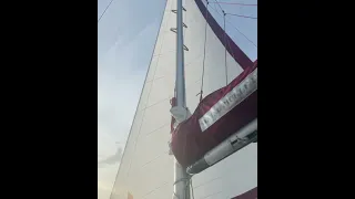 Sailing Messina Strait and Vulcano!  #sailing #sailinglife #sailingfamily #sailingpicklefamily