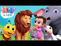 Lagu Som dos animais infantil | Desenho animais | HeyKids - Musica Infantil