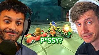 REACTING TO THE BEST VANOSS CREW MARIO KART MOMENTS
