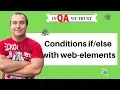 Java for testers Conditions with web-elements