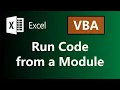 3 - Run code from a module