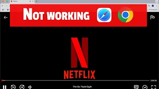 netflix not working in safari or chrome black screen on netflix can only hear on netflix