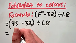 Temperature Conversion Fahrenheit to Celsius How to Convert Fahrenheit to Celsius