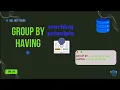 SQL GROUP BY and HAVING Explained Step by Step SQL Fast Track