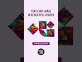Easy way to place any image into multiple shapes in Adobe Illustrator