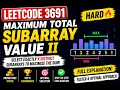 LeetCode 3691 Maximum Total Subarray Value II Hard Solution