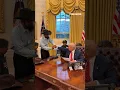 Download Lagu 13-year-old brain cancer survivor DJ Daniel meets President Trump in the Oval Office