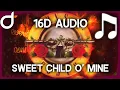 Download Lagu Guns N' Roses - Sweet Child O' Mine (16D Music | Better than 8D AUDIO) - Surround Sound 🎧
