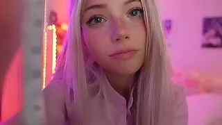 ASMR Cute Student Nurse Medical Exam measuring you asking you questions vision hearing test