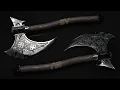 Game Ready Battle Axe Asset