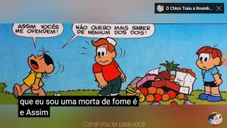 a magali e traiu o quinzinho do ( vou ler para voce)