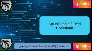 Splunk Table Field Command
