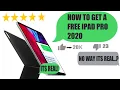 How to get a FREE ipad pro