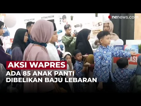 Gibran Ajak Anak-anak Panti Asuhan Berbelanja Baju Lebaran di Solo