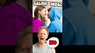 OMG Salish And Nidal Kiss On Lips Jordan Shocked Shorts 