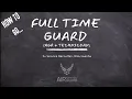 How to go full-time Air National Guard - AGR