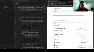 Cryptocurrency Search Engine Website Using The CoinGecko API