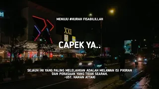 Capek ya.. - Ust. Hanan Attaki, Lc