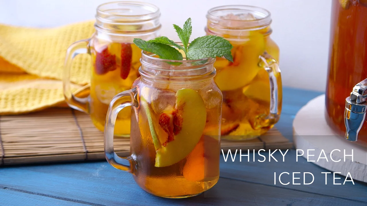 Whisky Peach Iced Tea