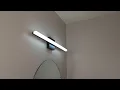LED Bathroom light Sconce UNBOXING and FULL INSTALLATION