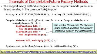 Advanced Java CompletableFuture Features Factory Method Internals