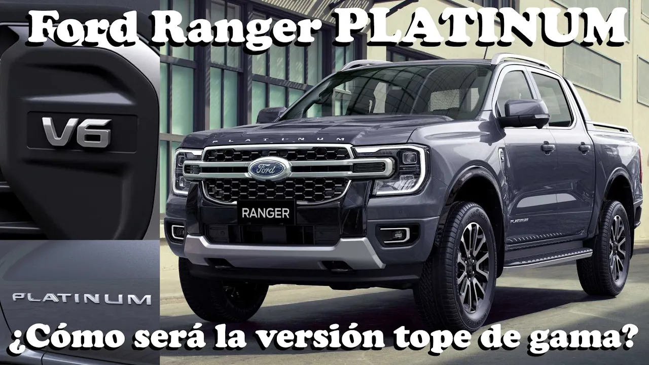 Ford Ranger 2023 Platinum | develación de la tope de gama | equipamiento, motor y características.