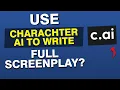 NEW How to Use Character AI for Your Script CHARACTER AI HACK