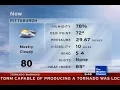 Intellistar 1 SD with Tornado Warning - Pittsburgh PA 2026