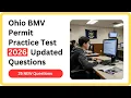 Ohio BMV Permit Practice Test 2026 25 Updated Permit Questions Answers