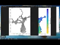 Plot FVCOM model mesh and bathymetry using MATLAB