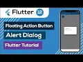 12 Floating action button Alert Dialog in Flutter Flutter Tutorial Bangla Android Studio