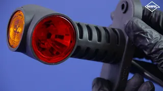 Vidéo : Feu de gabarit LED rouge-blanc-orange | 12-24v | cable de 50 cm | MB-4730RWA