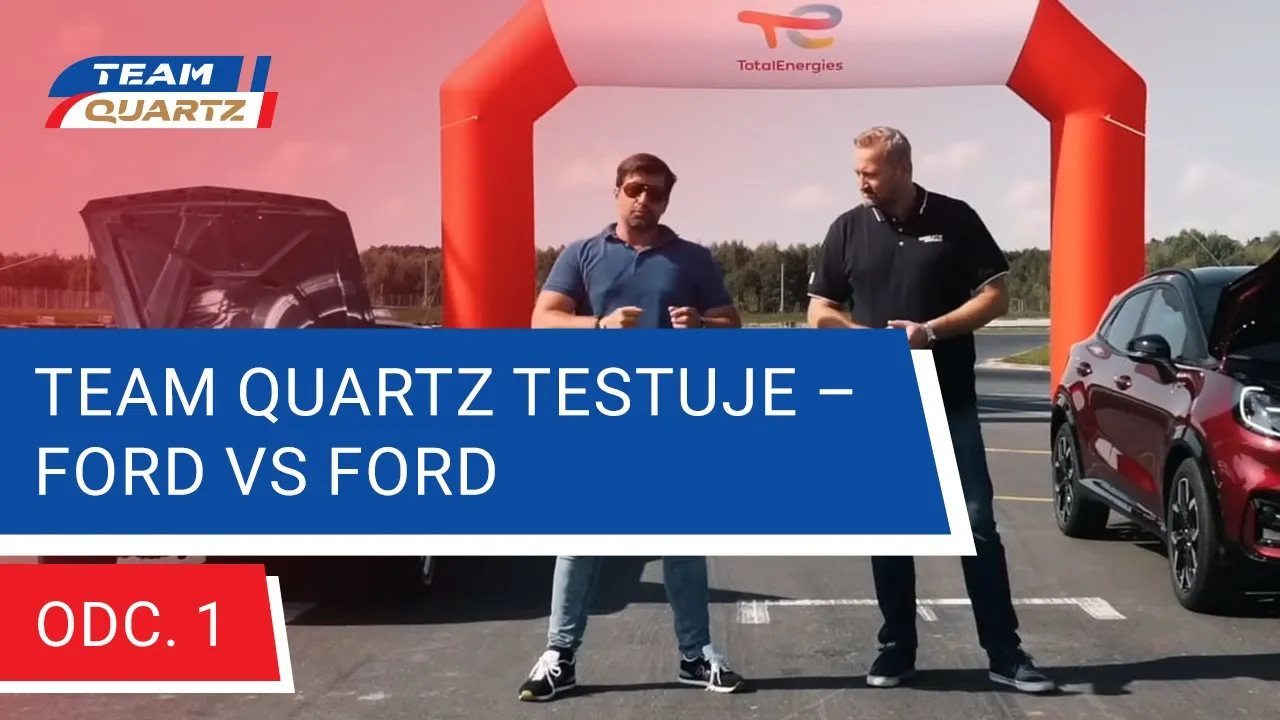 Team Quartz | Odcinek 1 | FORD vs FORD | Adam Klimek, Patryk Mikiciuk | TotalEnergies Polska : Youtube video player